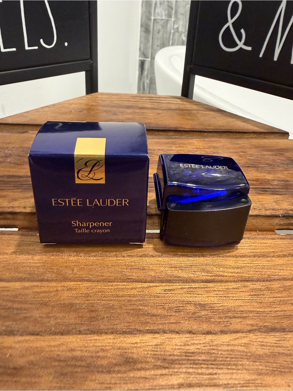 Estée Lauder pencil sharpener